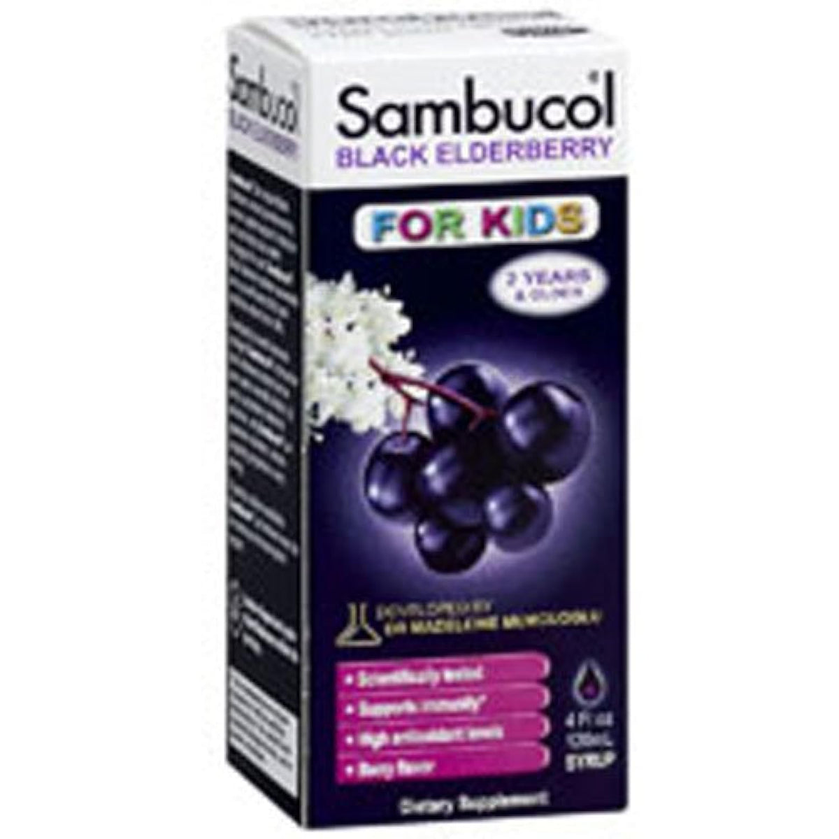 Sambucol Black Elderberry Kids Syrup - 20 fl oz
