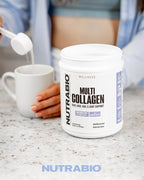 NutraBio Multi Collagen Powder- Hydrolyzed Collagen Peptides