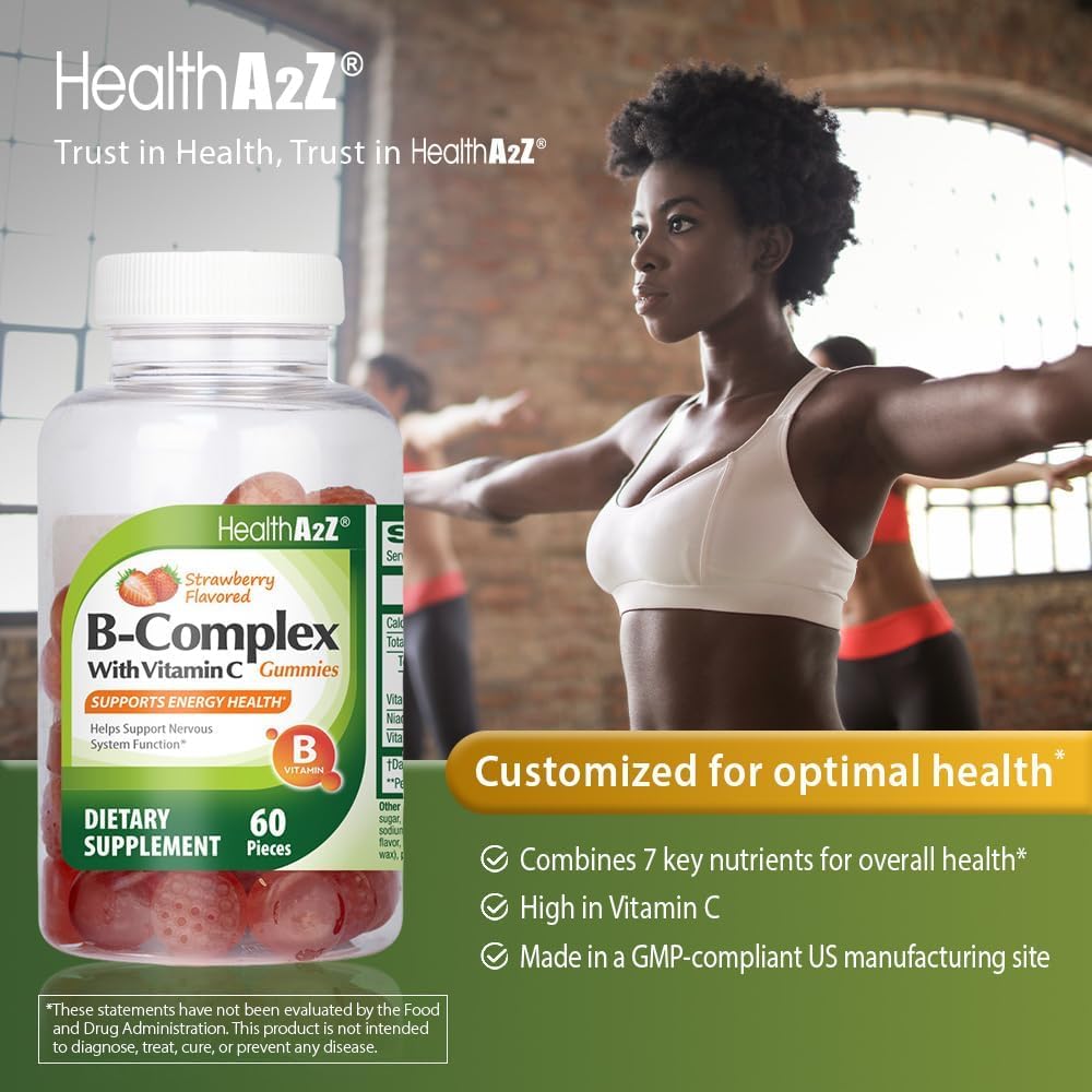 NutraA2Z B Complex with Vitamin C - 60 Gummies - image 2