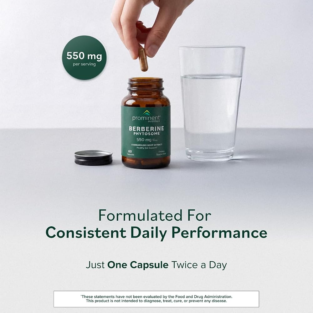 Prominent Nutrition Berberine Phytosome 550 mg