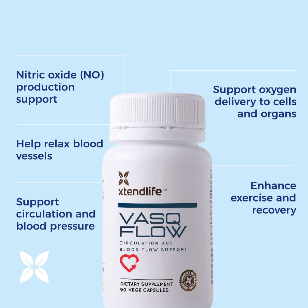 Xtendlife VasQFlow Nitric Oxide Supplement - 90 Capsules - image 6