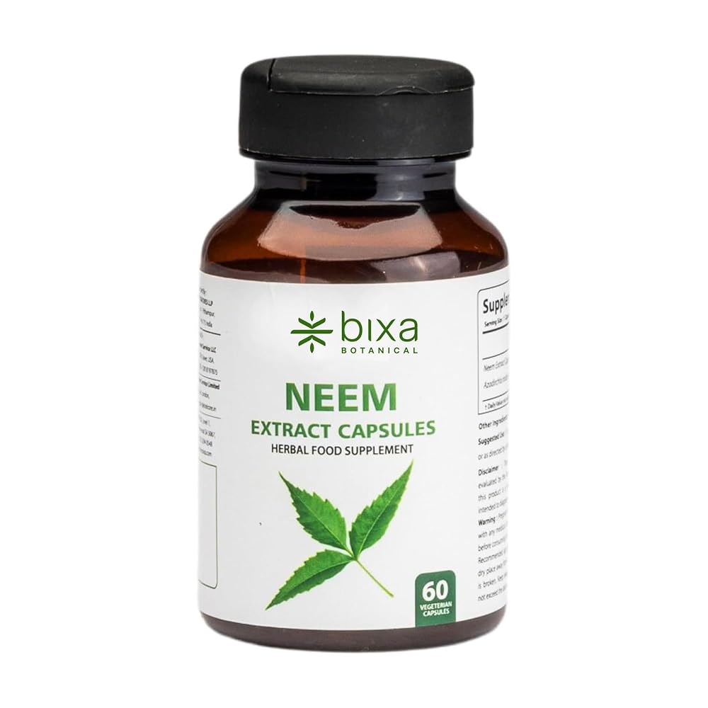 bixa BOTANICAL Neem Leaf Extract Ayurvedic Natural Herbal Supplement - image 2