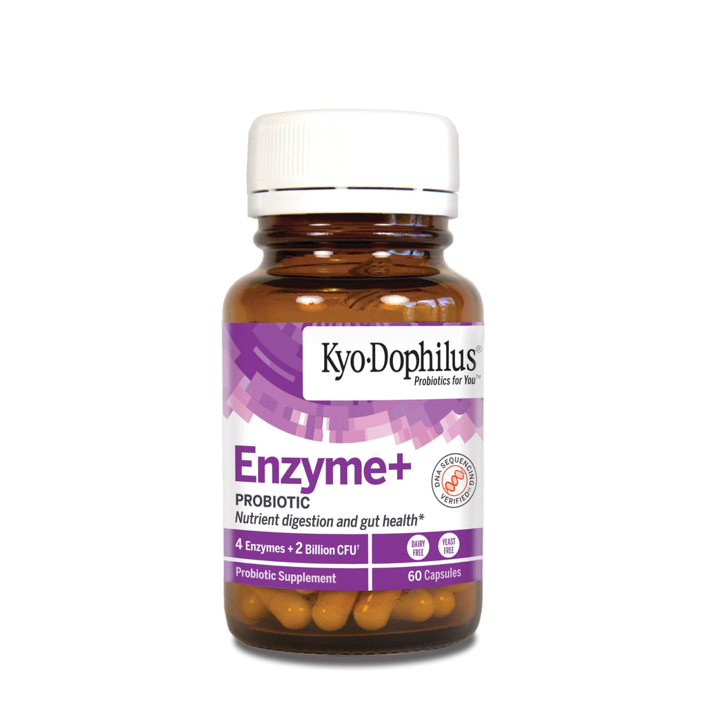 Kyolic Kyo-Dophilus W/Enzymes Probiotic Digestive Support - 60 Capsules - image 2