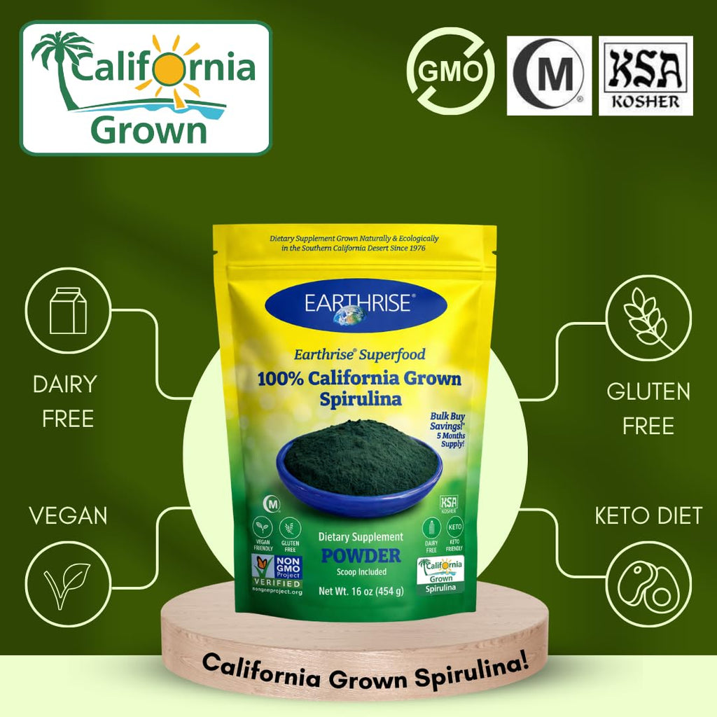 Earthrise California Spirulina Powder - 16 oz - image 7