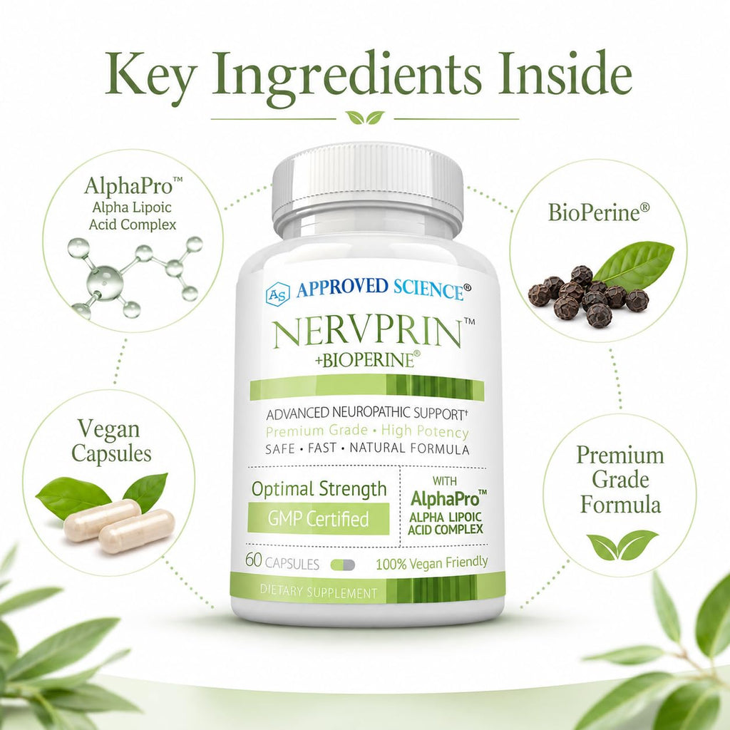 Approved Science® Nervprin - 60 Capsules