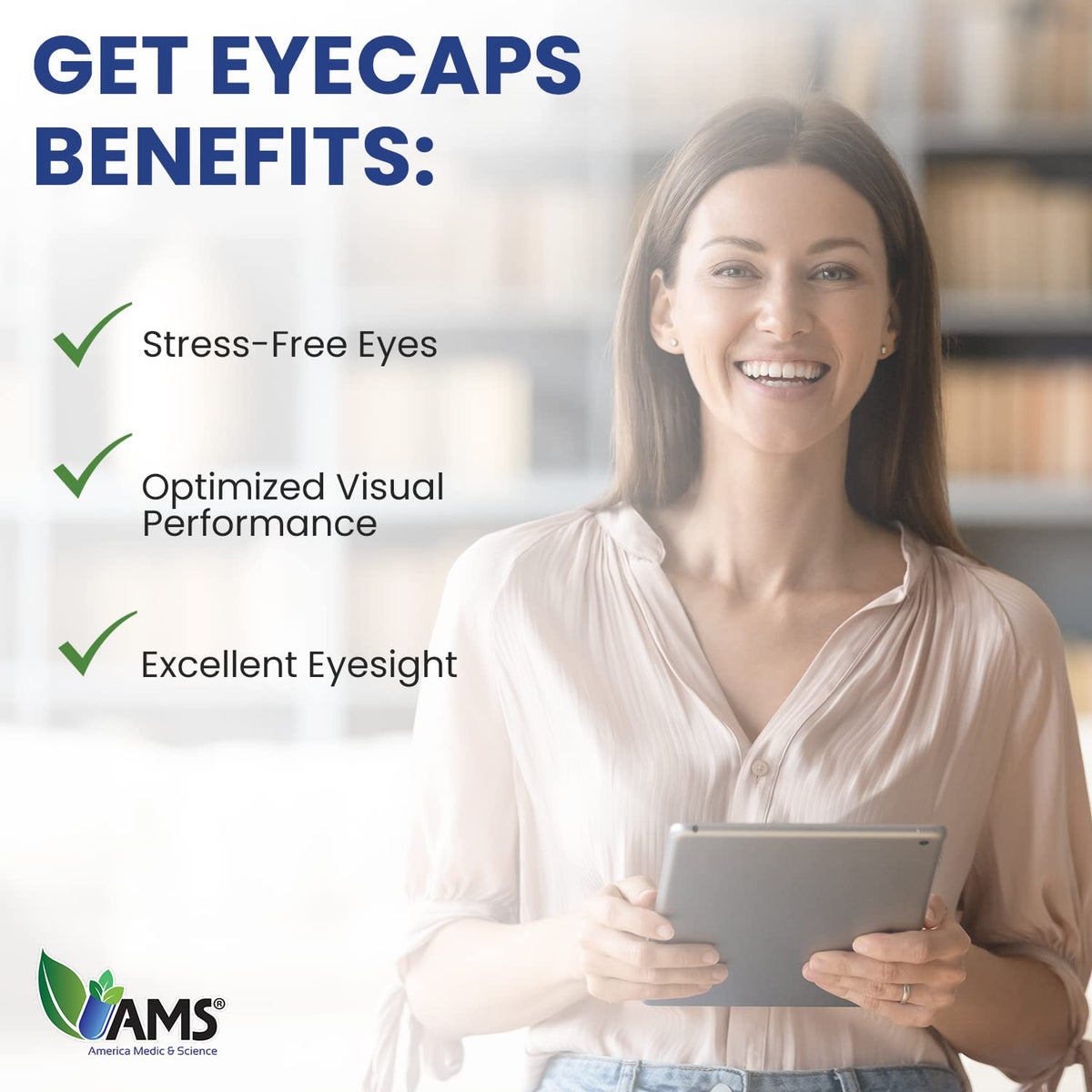 America Medic & Science EyeCaps Vision Support - 30 Caplets - image 6