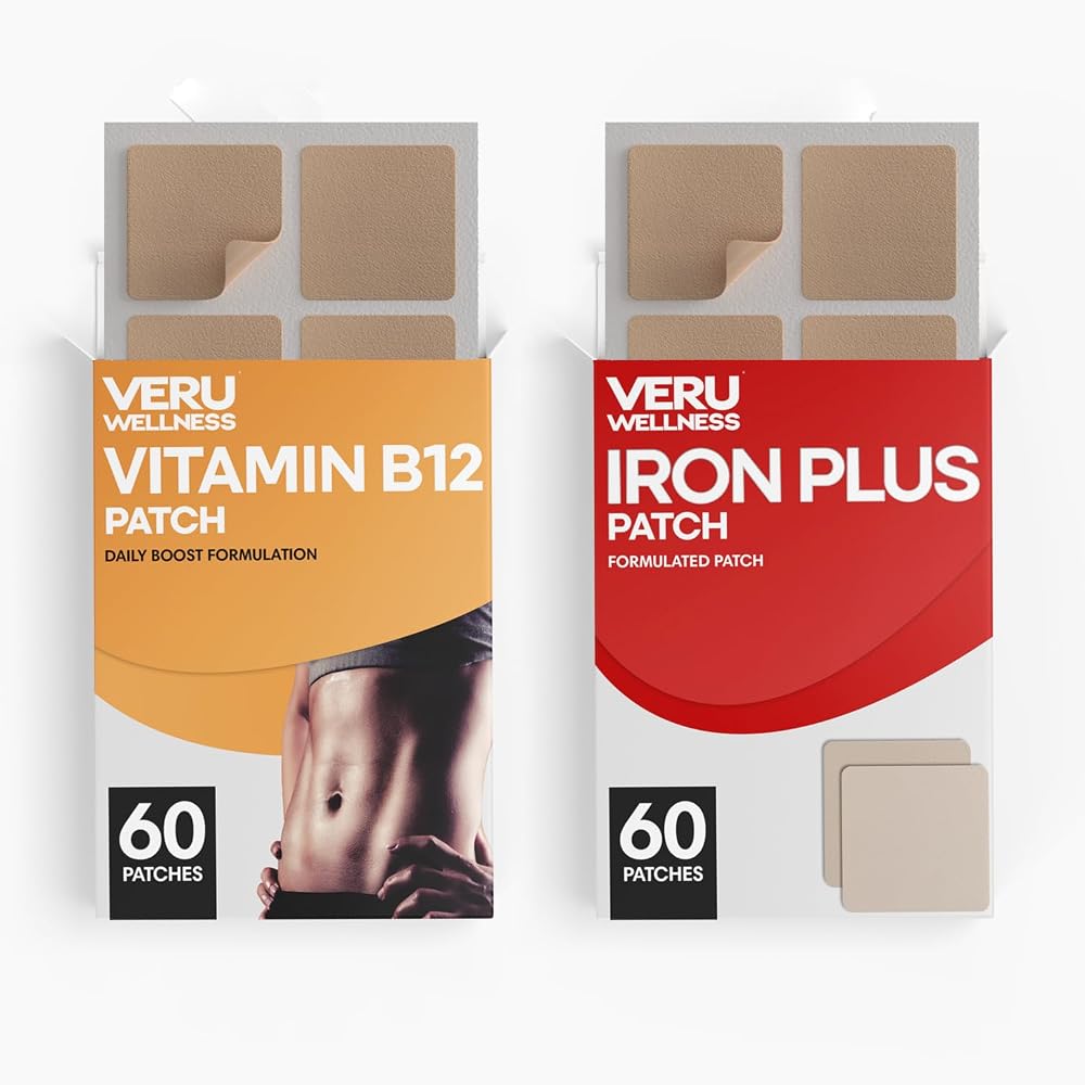 Veru Wellness Vitamin B12 & Iron Patches - 120 Count - image 2