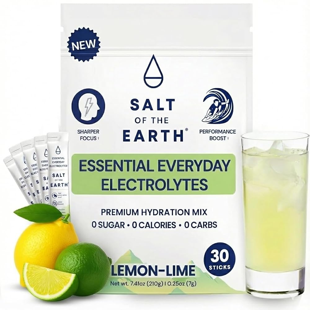 Salt of the Earth Premium Zero-Sugar Electrolyte - Made with Pink