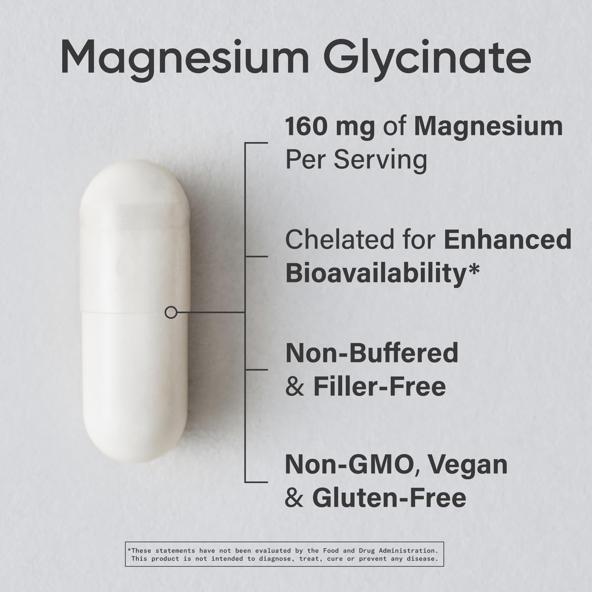 Sports Research Magnesium Glycinate 160mg - 90 Capsules - image 2