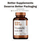 Utzy Naturals Vitamin K2 + D3 High Dose - 60 Vegetarian Capsules - image 11