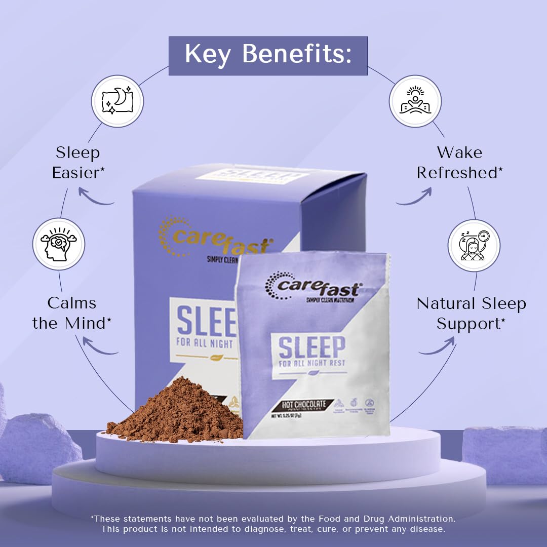 CAREFAST Sleep Hot Chocolate Drink Mix - 15 Packets - image 2