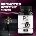 FXSUPPS Vitamin D3 5000 IU Bone & Heart Health - 60 Softgels - image 5