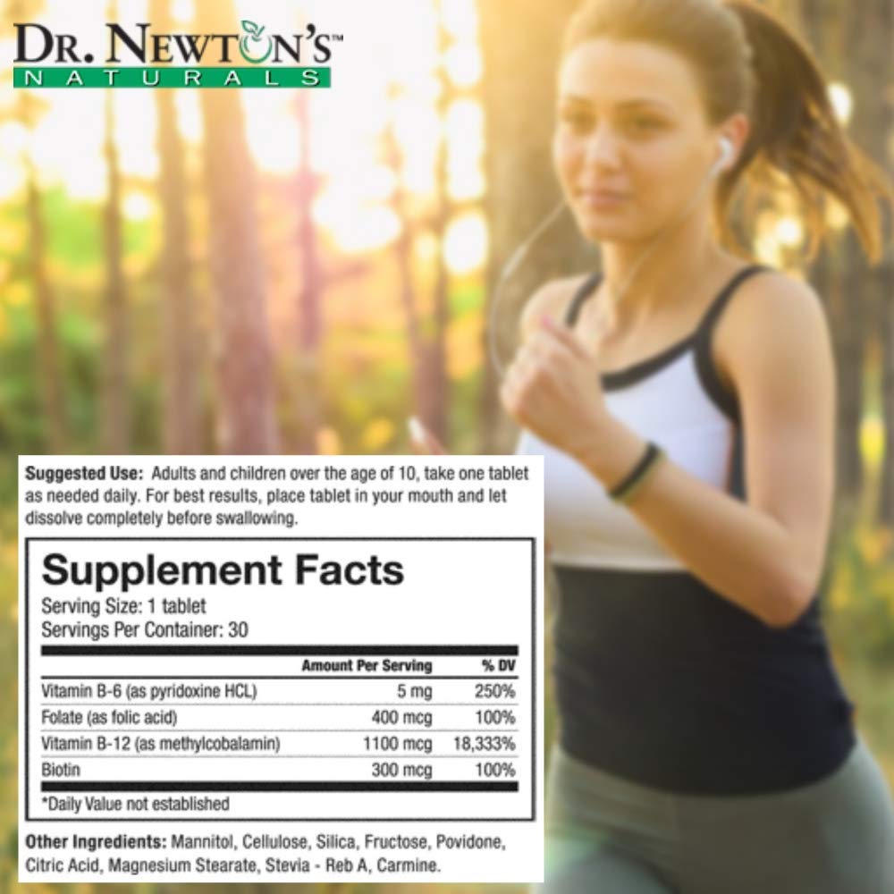 Dr Newtons Naturals B12 Advantage Fast Melt Tabs - 30 Tablets - image 2