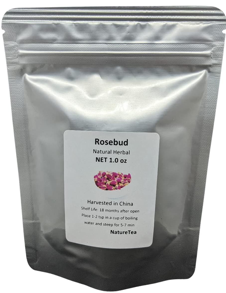 Nature Tea Rosebud Tea Loose Leaf - 1 oz (28g)