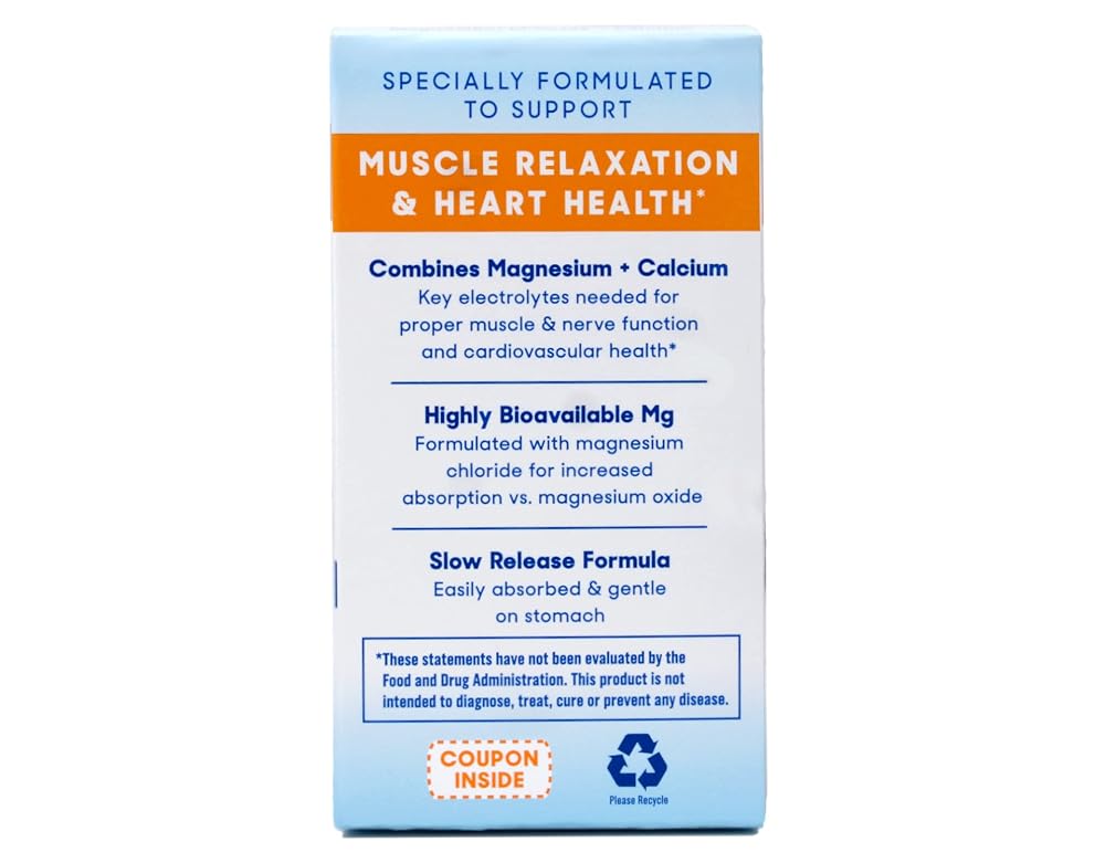 Purdue Slow-Mag Magnesium Chloride with Calcium - 60 Tablets - image 3