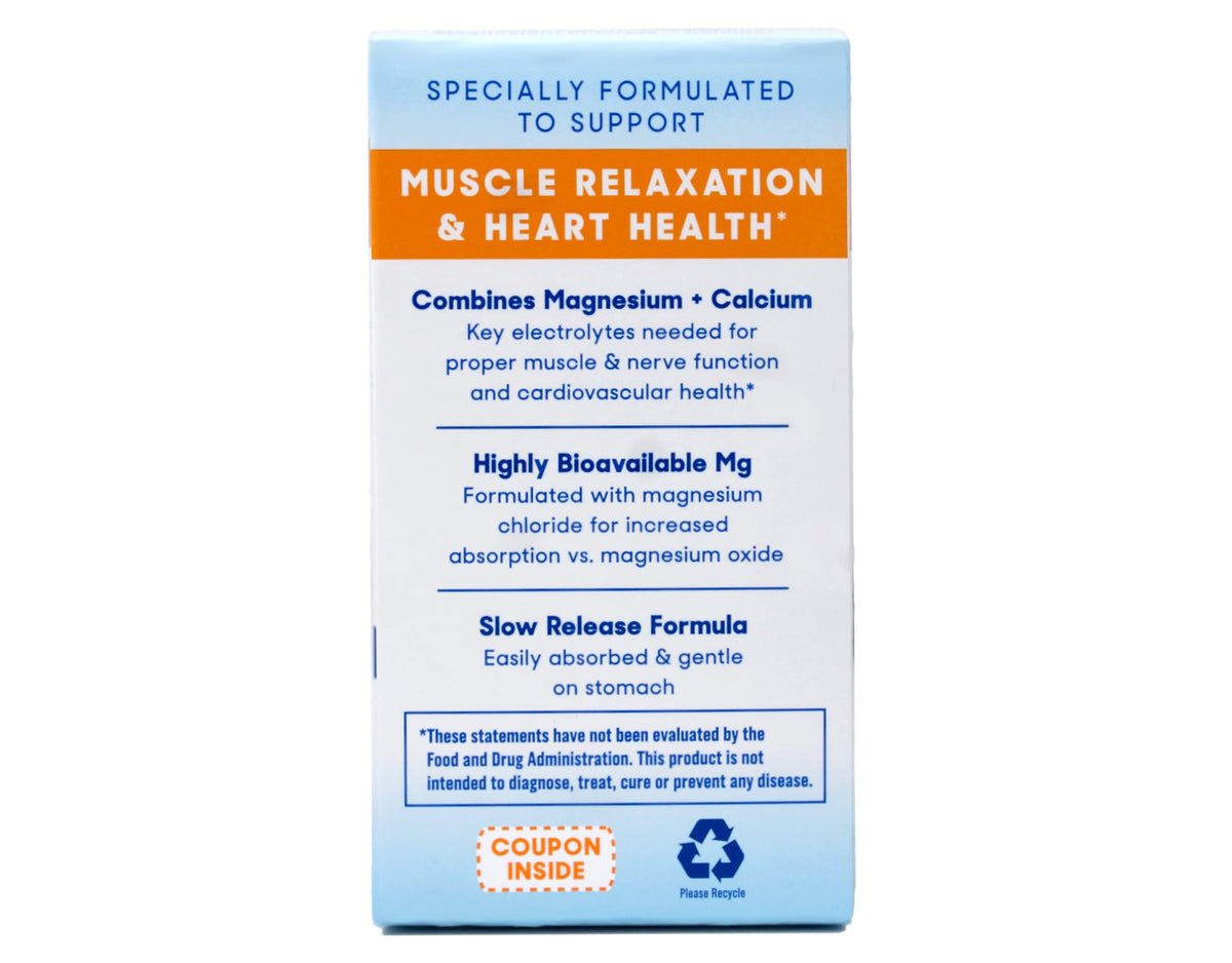 Slow-Mag Magnesium Chloride with Calcium Tablets - 240 Count - image 3