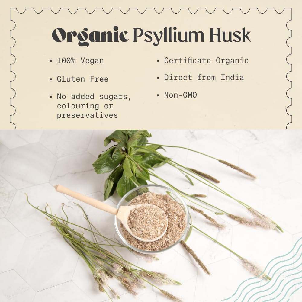NaturaleBio Organic Whole Psyllium Husk Powder - 12 oz - image 3