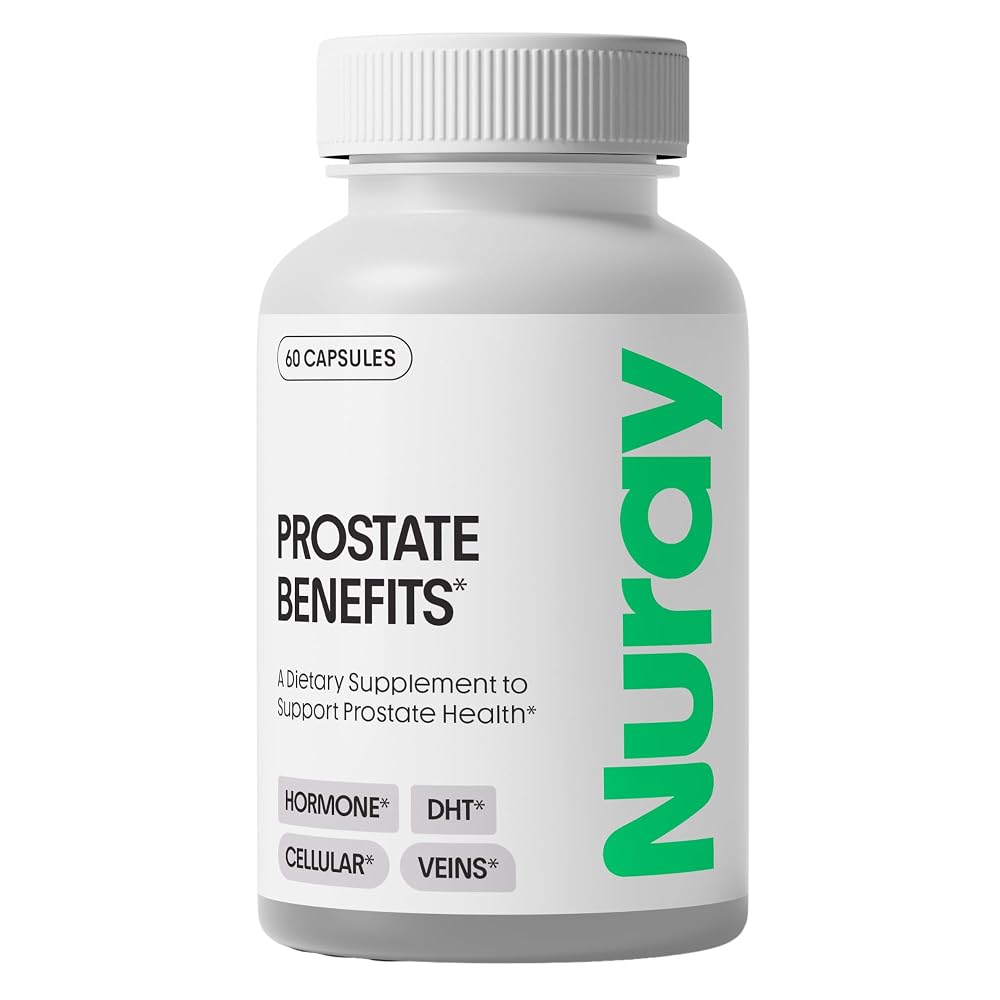 Nuray Prostate Support Supplement - 60 Vegetarian Capsules