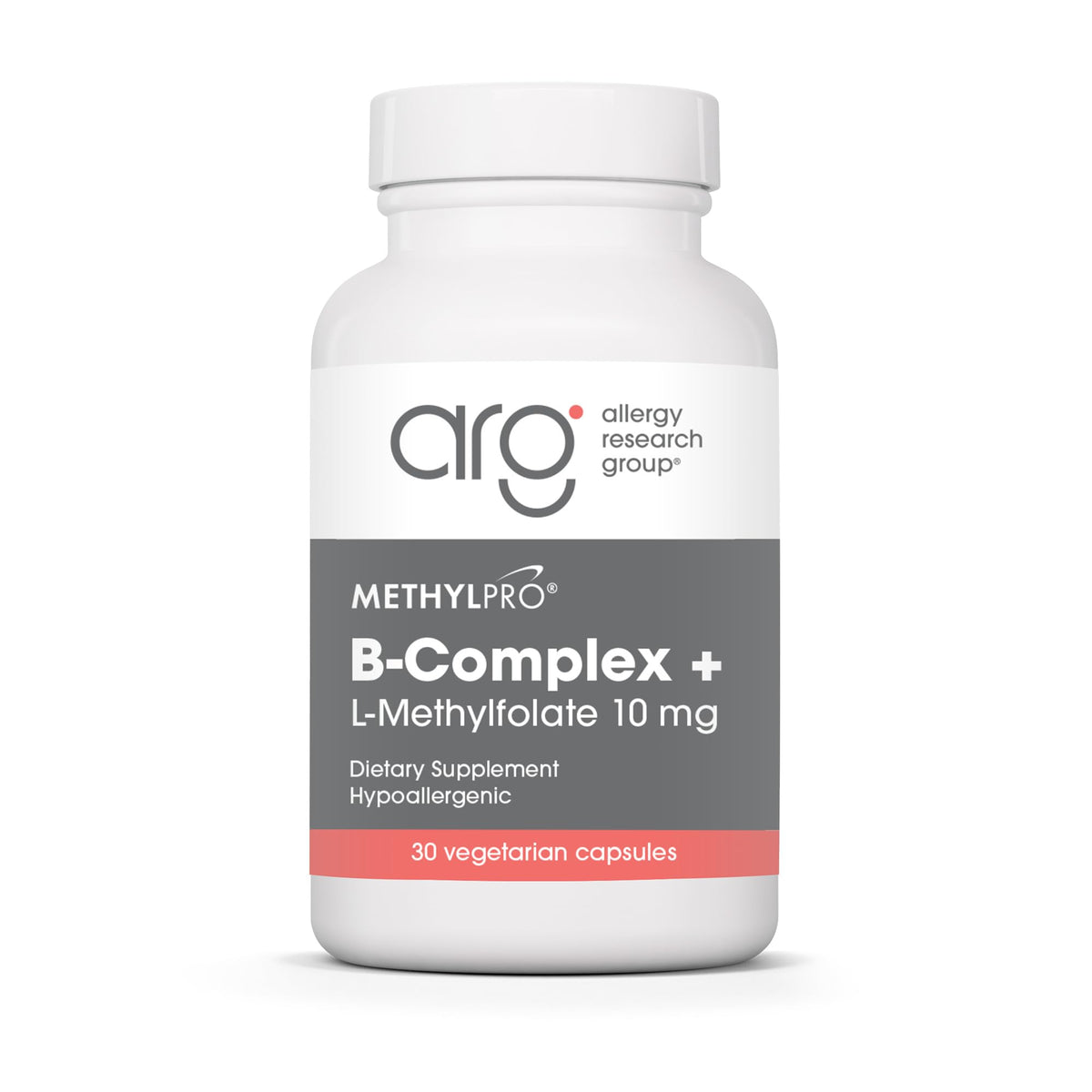 MethylPro B Complex with L-Methylfolate 10 mg - 30 Capsules