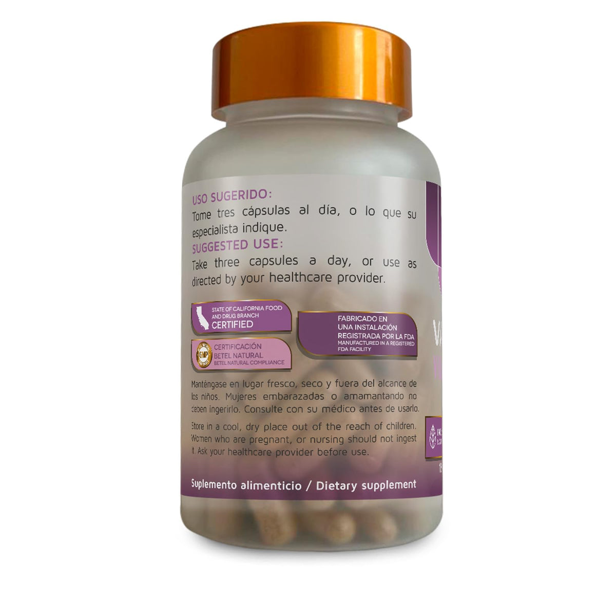 Betel Natural Valerian Root 1500mg - 90 Capsules - image 3