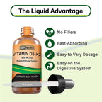 SBR Nutrition Vitamin D3 + K2 Liquid Drops - 1 Bottle - image 7