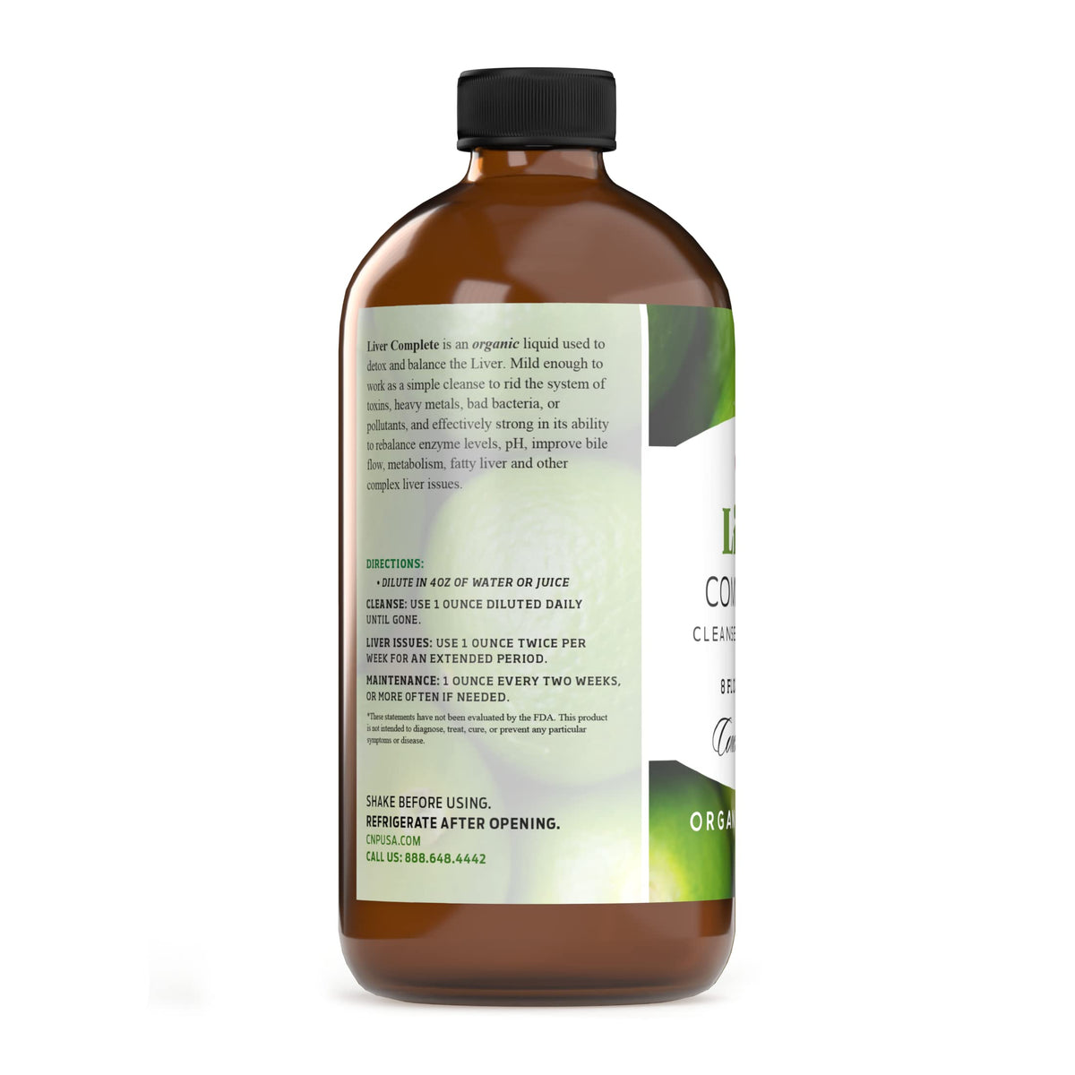 Complete Natural Products Liver Complete Organic Liquid Concentrate - 8 Fl Oz - image 2