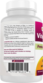Best Naturals Vitex Chasteberry 400 mg - 250 Capsules - image 7