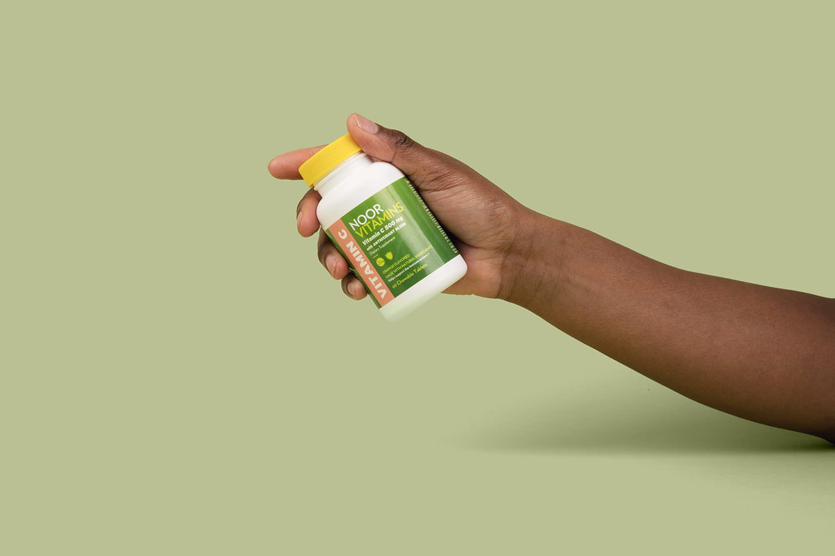Noor Vitamins Vitamin C 500 MG Chewable Tablets Immune Support - 60 Tablets - image 5