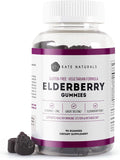 Kate Naturals Elderberry Gummies with Vitamin C and Zinc - 90 Gummies