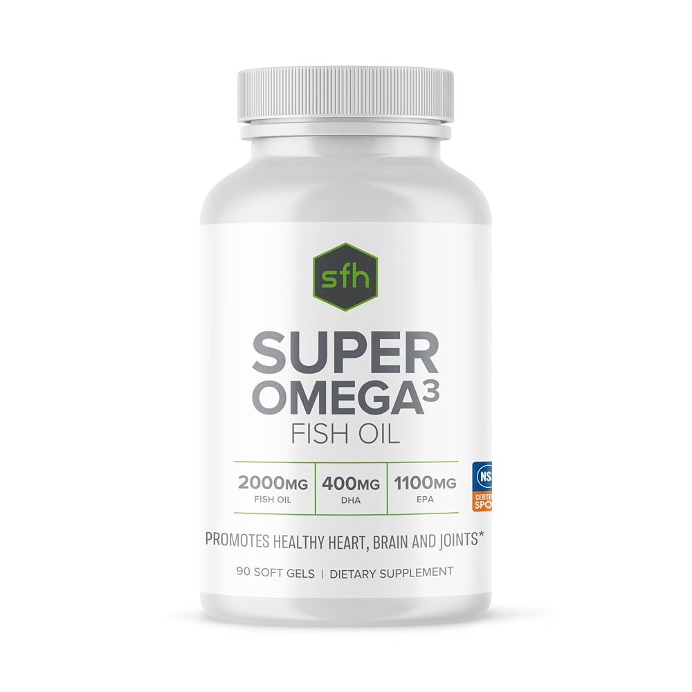 SFH Super Omega 3 Fish Oil 2000mg Heart & Brain Health - 90 Capsules