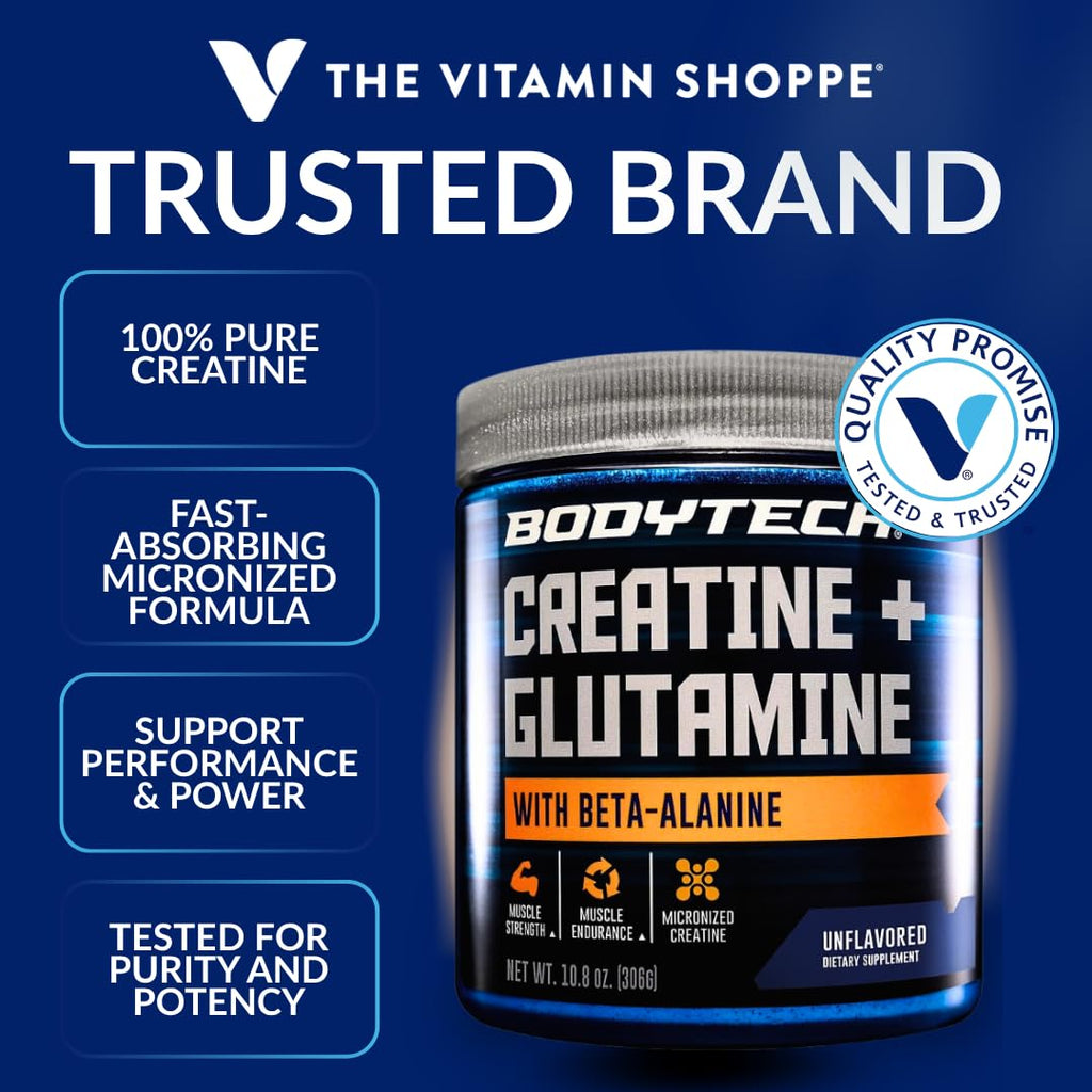 BodyTech Creatine Monohydrate - Supports Muscle Endurance