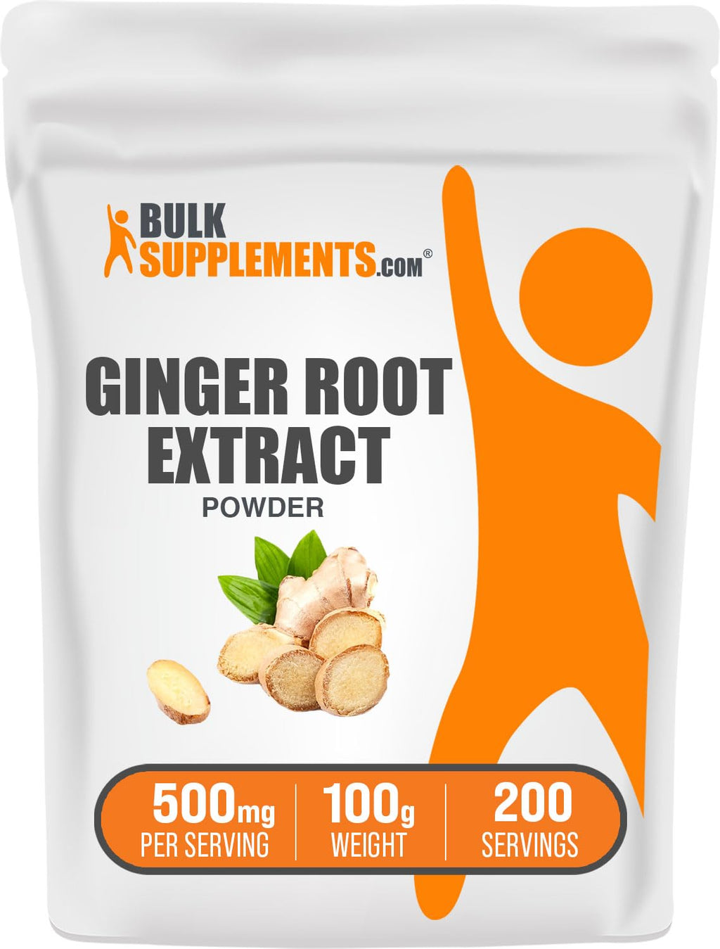 BulkSupplements Ginger Root Extract Powder - 100g