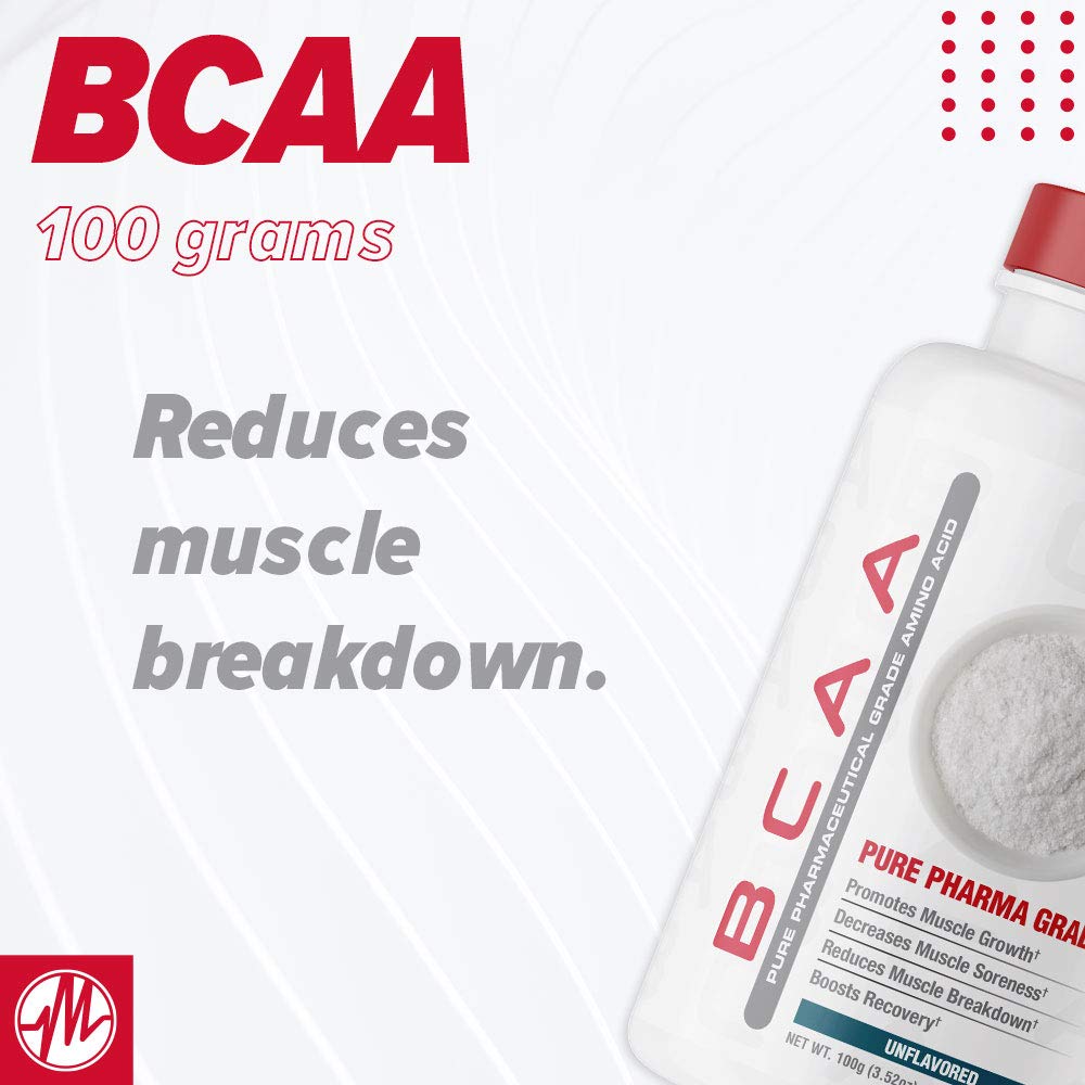Metabolic Nutrition BCAA Powder for Muscle Growth - 100g - image 7