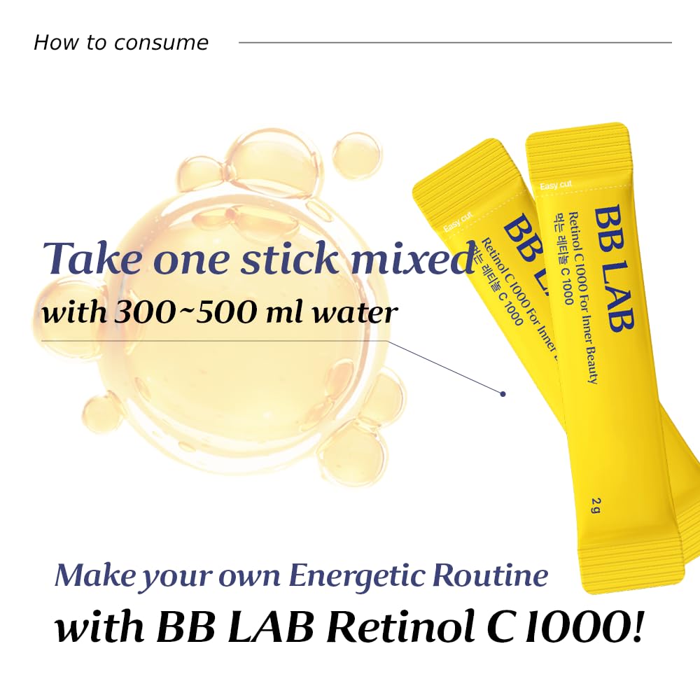 BB LAB Retinol C 1000 Vitamin C & Retinol Powder - 30 Sticks - image 2