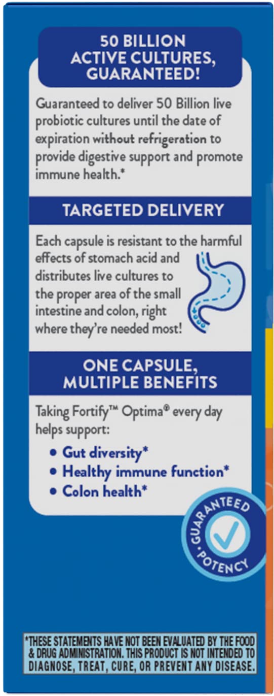 Nature's Way Fortify Optima Advanced Care Probiotic - 30 Capsules - image 10