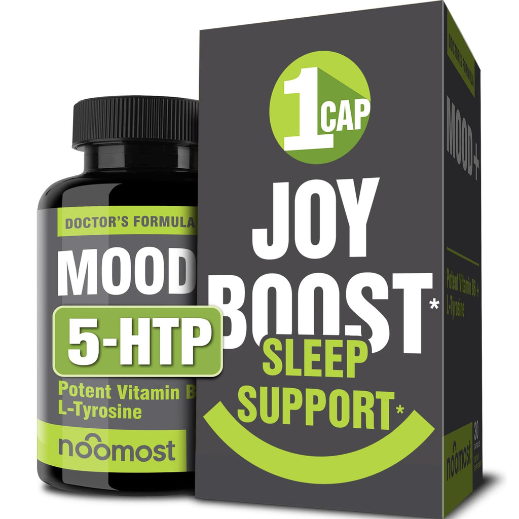 NooMost Mood Support Supplement with Ashwagandha & 5-HTP - 30 Capsules