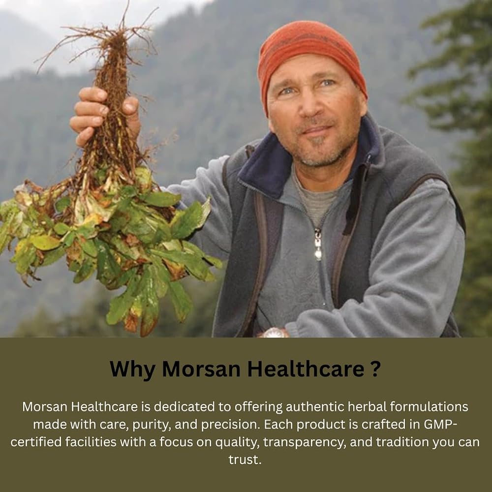 Morsan Healthcare Safed Musali Capsules 500 mg - 120 Vegetarian Capsules - image 3