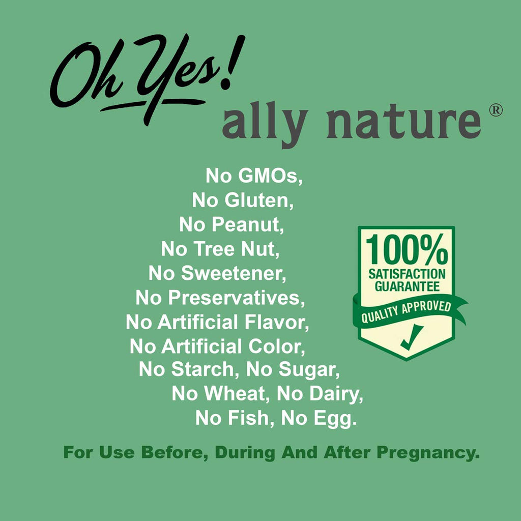 Ally Nature Vegan Prenatal DHA 440mg with Lutein - 60 Softgels - image 4