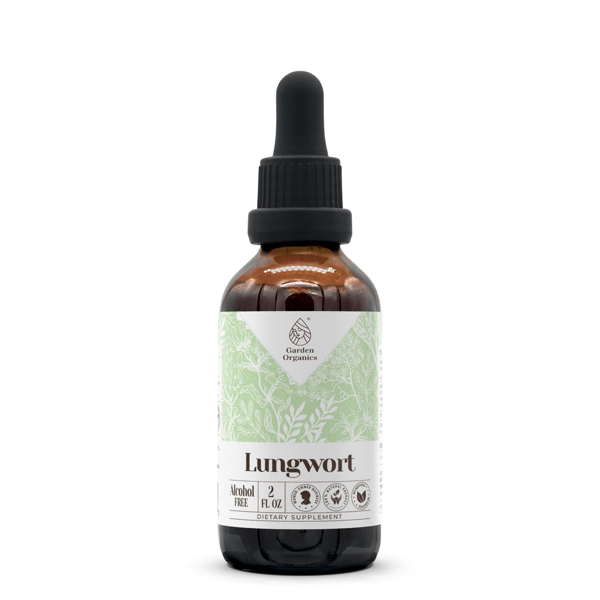 Garden Organics Lungwort Alcohol-Free Natural Tincture Extract
