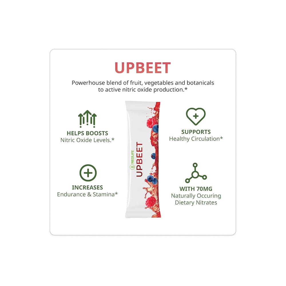 NeoLife UPBEET Nitric Oxide Drink Mix - 30 Sticks - image 2
