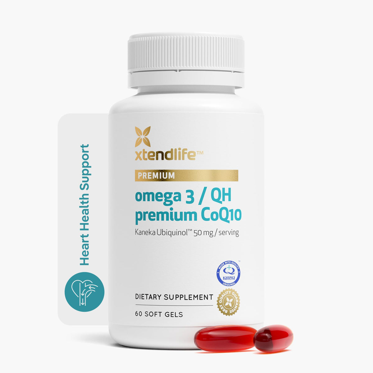 Xtendlife Omega 3 Fish Oil - DHA and EPA Supplement for Heart