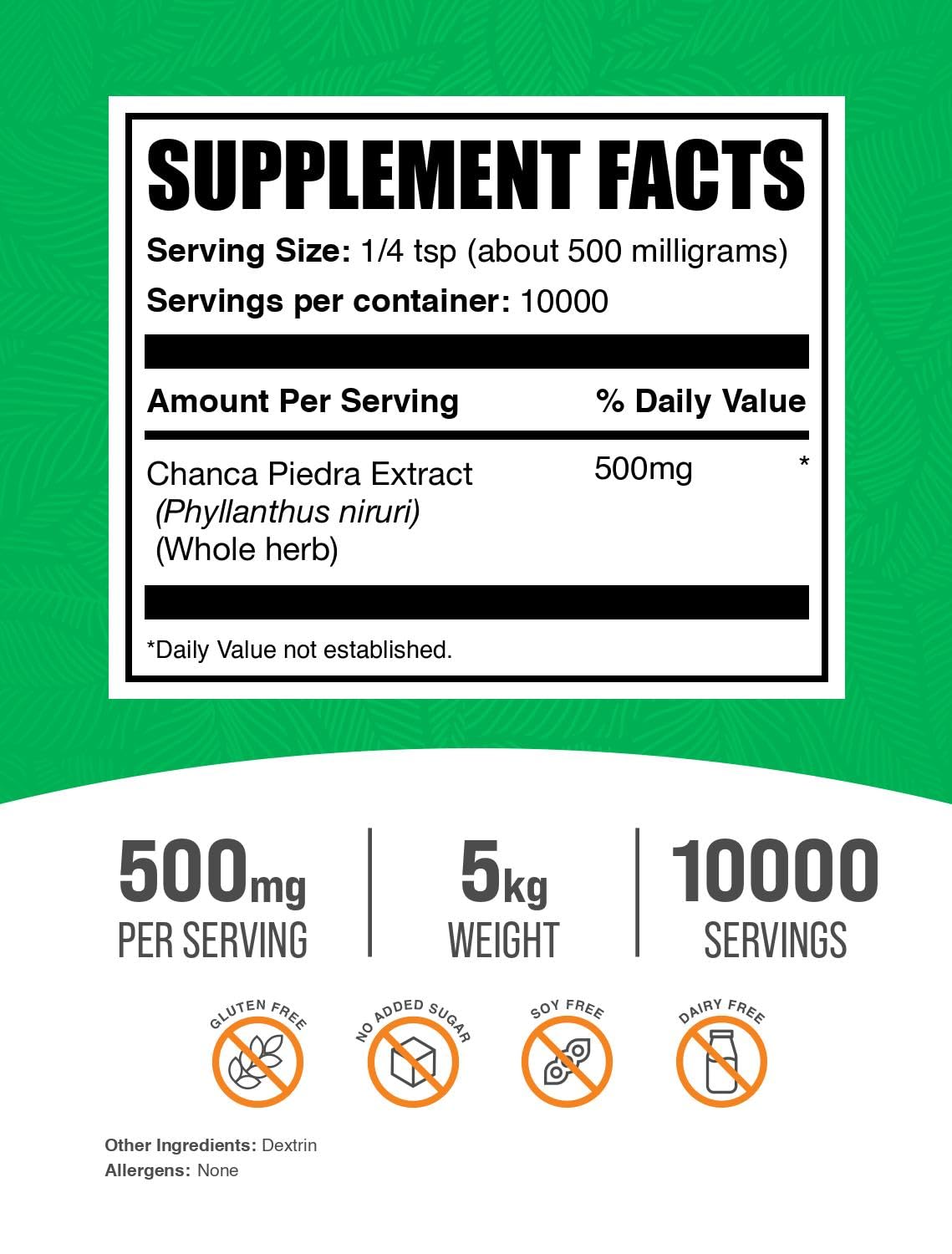 Bulksupplements Chanca Piedra Extract