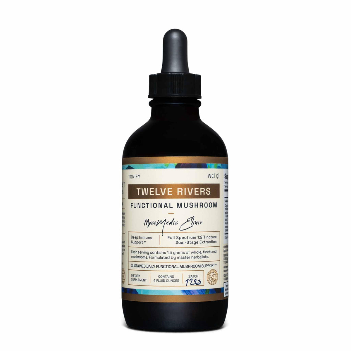 RAW Forest Foods Twelve Rivers Functional Mushroom Tincture - 4 Fl Oz