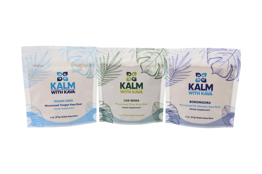 KALM Quick Micronized Kava Sampler - 2 x 4oz Powders