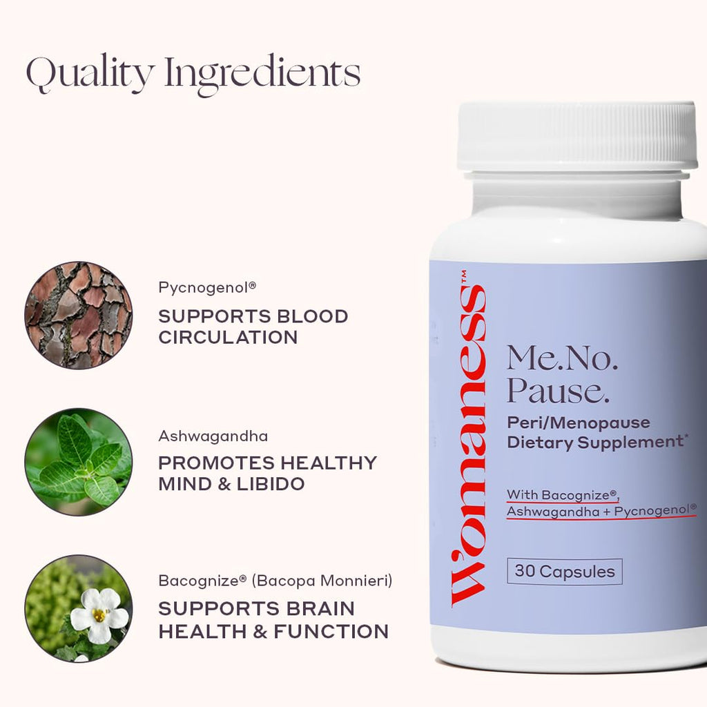 Womaness Me.No.Pause Menopause Support - 30 Capsules - image 4