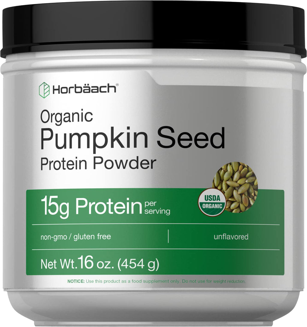 Horbäach Organic Pumpkin Seed Protein Powder - 16 oz