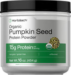 Horbäach Organic Pumpkin Seed Protein Powder - 16 oz