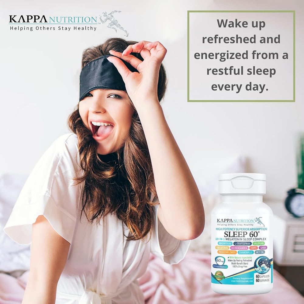 KAPPA NUTRITION Sleep 60 Melatonin Sleep Aid - 60 Capsules - image 5