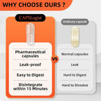 CAPSLogist Size 0 Gelatin Empty Capsules