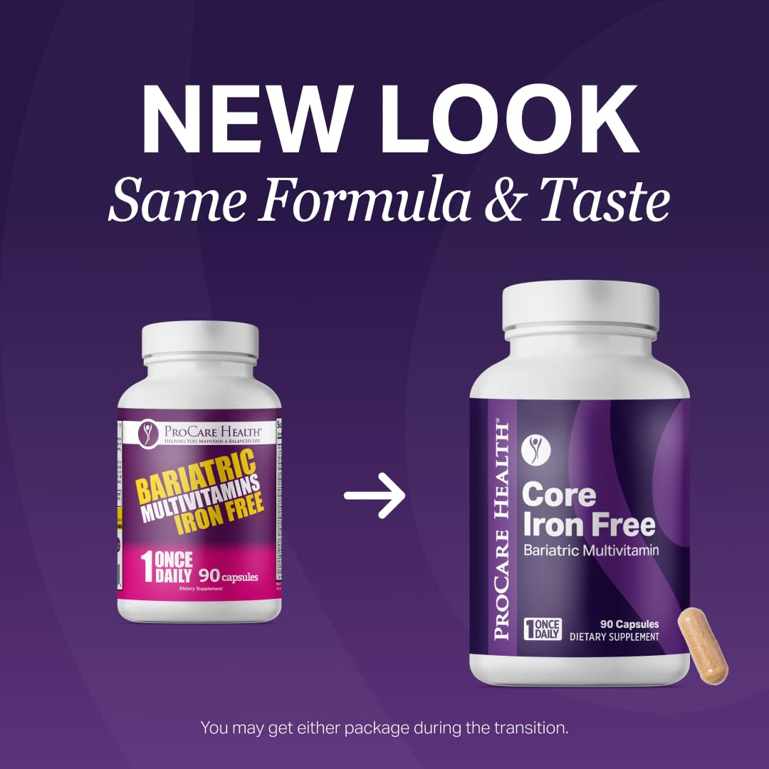 ProCare Health Core Iron Free Bariatric Multivitamin - 30 Capsules - image 2